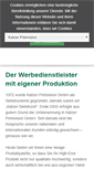 Mobile Screenshot of katzergmbh.de